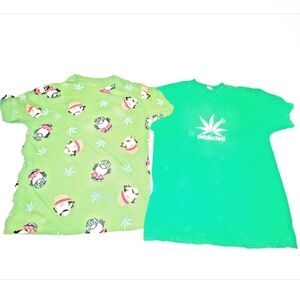 lot of 2 vintage addicted t-shirt Cheech & Chong t-shirt y2k